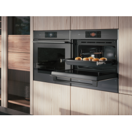 Духовой шкаф ASKO OCM8478GG 50л, жемчужно-серый, СВЧ, инверторный, 250°C, 128 программ, SKU 26881
