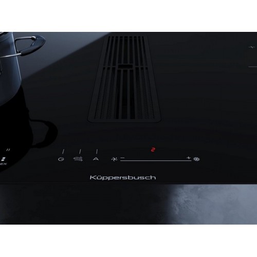 Варочная панель Kuppersbusch KMI 8590.0 SR Black Velvet - индукционная с вытяжкой для кухни