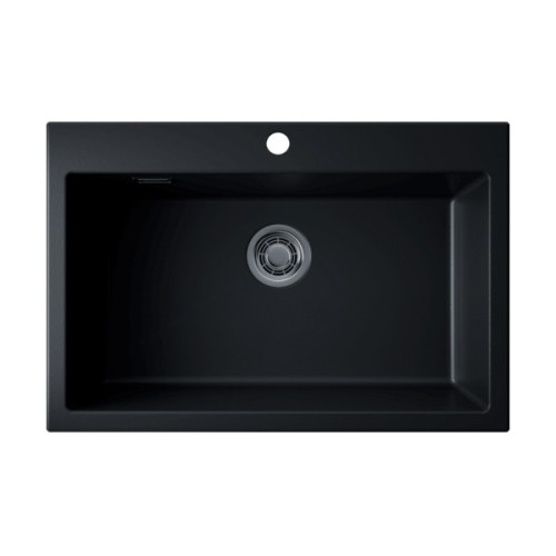 Мойка Omoikiri Omishima 76-BL Matt Natceramic/черный матовый (4997484)