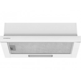 Вытяжка MAUNFELD Clyde 60, телескопическая, 520 м³/ч, белое стекло, SKU 35884