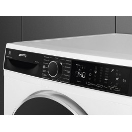 Сушильная машина SMEG DT393RU4, 9 кг, белая, инверторный мотор, фронтальная загрузка, 15 программ. SKU 29684.