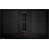 Варочная панель MAUNFELD MIHC834SF2BK - индукционная с вытяжкой, 3 конфорки, черный стеклокерамика