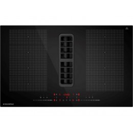 Варочная панель MAUNFELD MIHC834SF2BK 83 см, индукционная, черная, 4 конфорки, 7400 Вт, вытяжка 1200 м³/ч, SKU 35485