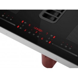 Варочная панель MAUNFELD MIHC834SF2BK 83 см, индукционная, черная, 4 конфорки, 7400 Вт, вытяжка 1200 м³/ч, SKU 35485