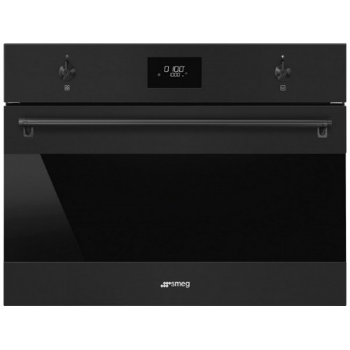 СВЧ-печь SMEG SO4301M0N встраиваемая - стильное решение для вашей кухни