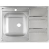 Мойка Ukinox Иннова IND800.600 -6C 0L: Элегантность и Функциональность для Вашей Кухни
