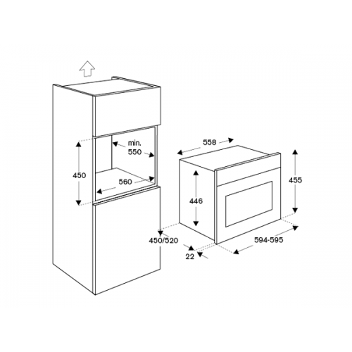 Духовой шкаф Bertazzoni F457MODVTZ компактный с паром - идеальное решение для вашей кухни