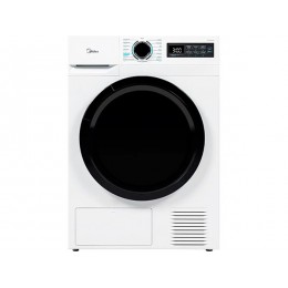 Сушильная машина MIDEA 30987, 8 кг, белая/черная, 15 программ, Heat Pump