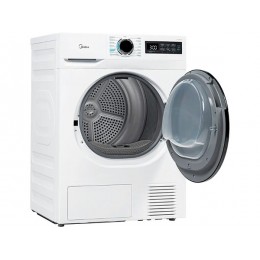 Сушильная машина MIDEA 30987, 8 кг, белая/черная, 15 программ, Heat Pump