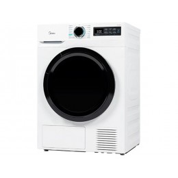Сушильная машина MIDEA 30987, 8 кг, белая/черная, 15 программ, Heat Pump