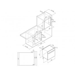 Духовой шкаф GRAUDE BM 60.2 W, SKU 3787, 60 см, белый, 73 л, 250°C, сенсорное управление.