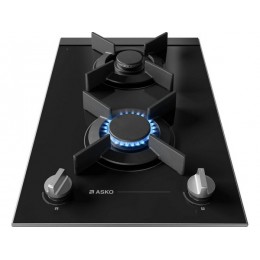Газовая варочная панель ASKO HG8320BGB1 33 см, 2 конфорки, стеклокерамика, SKU 26587