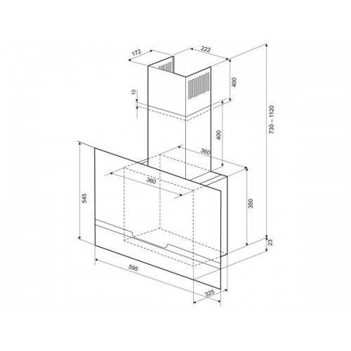 Вытяжка KRONA DOMENIKA 600 black/inox S - Эффективное решение для вашей кухни