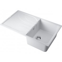 Мойка 34892 Omoikiri Yasugata 86-WH Tetogranit 860x500 мм, оборачиваемое крыло, белый