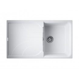 Мойка 34892 Omoikiri Yasugata 86-WH Tetogranit 860x500 мм, оборачиваемое крыло, белый