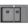 Мойка Paulmark Kroner 78/2SF PM227851-GML из вороненой стали - Качество и Стиль для Вашей Кухни