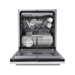 Посудомоечная машина Midea MID60S340i, 60 см, 14 комплектов, A++, 47 дБ, AquaStop, WiFi, SKU 26994.