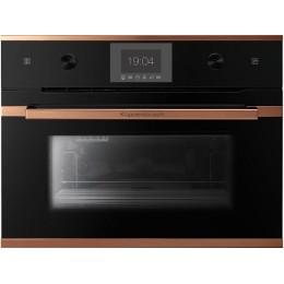 Паровой шкаф Kuppersbusch 32895, 60 см, черное стекло, 43 л, 6 режимов, TFT-дисплей