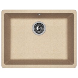 Мойка Florentina Вега 500 песочный, 1 чаша, кварц, 540x420 мм, SKU 21196
