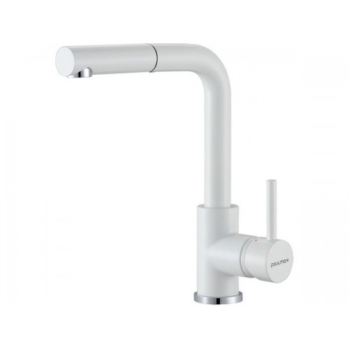 Смеситель Paulmark Kassel Ka214311-WH (431TW) - белый матовый для кухни и ванной комнаты