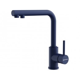 Смеситель Omoikiri 33802 Nakagawa 2 Plus, латунь, indigo blue, высота 279 мм