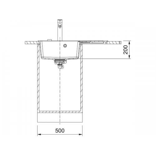 Мойка Franke CNG 611/211-78 TL черный матовый, чаша слева - купить в интернет-магазине