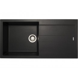 Мойка Longran Amanda AMG990.500 - 10 Onyx, гранит, врезная, 990x500 мм, для тумбы от 60 см, SKU 12211.