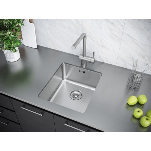 Мойка Paulmark Vista 38 PM904438-BS из брашированной стали – идеальный выбор для вашей кухни