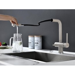 Смеситель Paulmark Serpentine Se213222-BE, бежевый