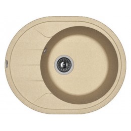 Мойка Florentina Родос 620, кварцевая, 1 чаша, бежевый, SKU 21216