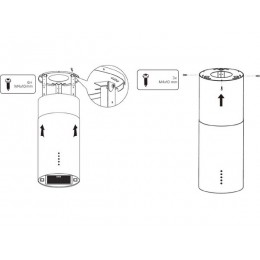 Вытяжка MEFERI TUBE35IX ISLA ULTRA, 29421, 1200 м3/ч, нерж. сталь, 3 скорости, LED, 48 дБ