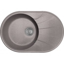 Мойка Dr.Gans Gelcoat Виола 740, мрамор, 1 чаша, 740х480 мм, SKU 21122