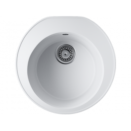 Мойка Omoikiri Miya 50-R-WH Tetogranit 34822, 505x490 мм, врезная, белая