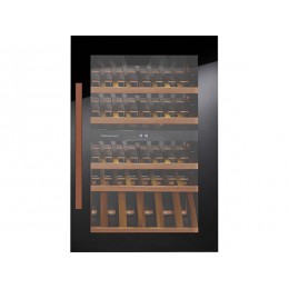 Винный шкаф Kuppersbusch FWK 2800.0 S7 32724, встраиваемый, черное стекло, 52 бутылки, LED освещение