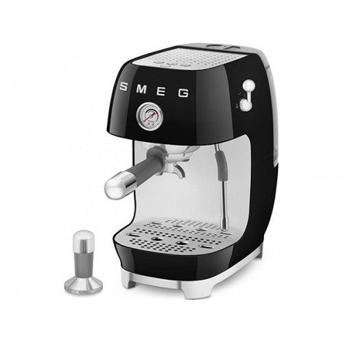 Кофемашина-эспрессо SMEG ECF03BLEU черный - стильный выбор для настоящих ценителей кофе