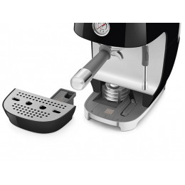 Кофемашина SMEG ECF03BLEU 33226, рожковая, 15 бар, 1.6 л, капучинатор