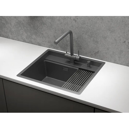 Мойка Granula KS-6051, графит матовый