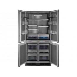 Холодильник HIBERG S-RFQ 800 B 29926 встраиваемый, 526 л, A+++, сенсорное управление, темно-серый