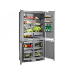 Холодильник HIBERG S-RFQ 800 B 29926 встраиваемый, 526 л, A+++, сенсорное управление, темно-серый