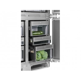 Холодильник HIBERG S-RFQ 800 B 29926 встраиваемый, 526 л, A+++, сенсорное управление, темно-серый