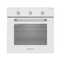 Духовой шкаф MEFERI MEO604WH LIGHT, 60 см, белый, 60 л, 4 режима, гриль, класс А, 2350 Вт, SKU 29327.