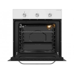 Духовой шкаф MEFERI MEO604WH LIGHT, 60 см, белый, 60 л, 4 режима, гриль, класс А, 2350 Вт, SKU 29327.
