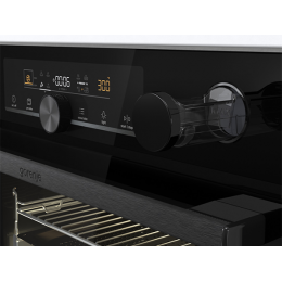 Духовой шкаф Gorenje BPSA6747A08BG 27428, 77л, черный, паровой, A+