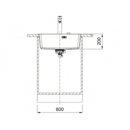 Мойка Franke MRG 610-54 FTL, 590x500 мм, Fragranite+, черный матовый, SKU 27829