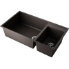 Мойка Omoikiri Tedori 85-2-U-ES из Tetogranit в цвете Espresso - купить по выгодной цене