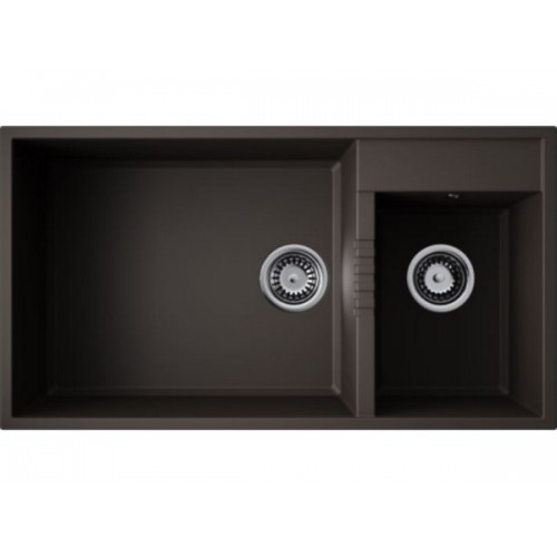 Мойка Omoikiri Tedori 85-2-U-ES из Tetogranit в цвете Espresso - купить по выгодной цене