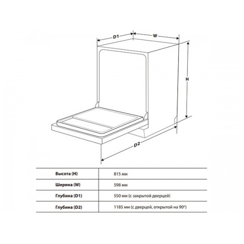 Посудомоечная машина Toshiba DW-16B1(B)-RU: Эффективная очистка и экономия воды для вашего дома