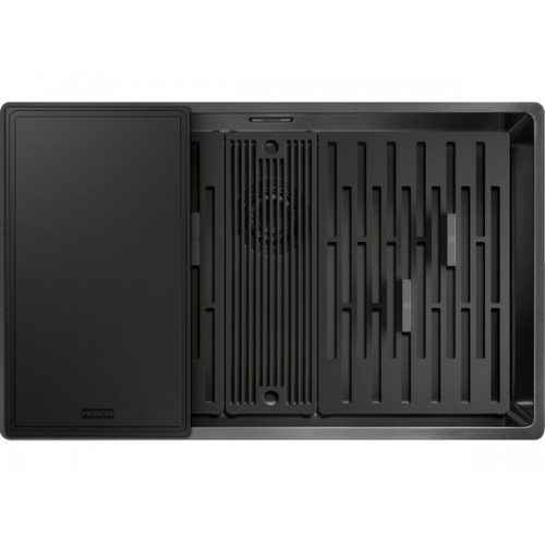 Мойка Franke BXM 210/110-68 Premium F-INOX, антрацит, вентиль-автомат - купить в интернет-магазине