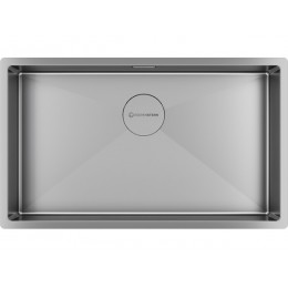 Мойка Kuchenstern KRAFT 80, нержавеющая сталь, 740x440 мм, 1,2 мм, SKU 30737