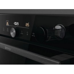 Духовой шкаф Gorenje BSA6747DGWI 60 см, черный, 77 л, с паром, Wi-Fi, A+ (SKU 35437)